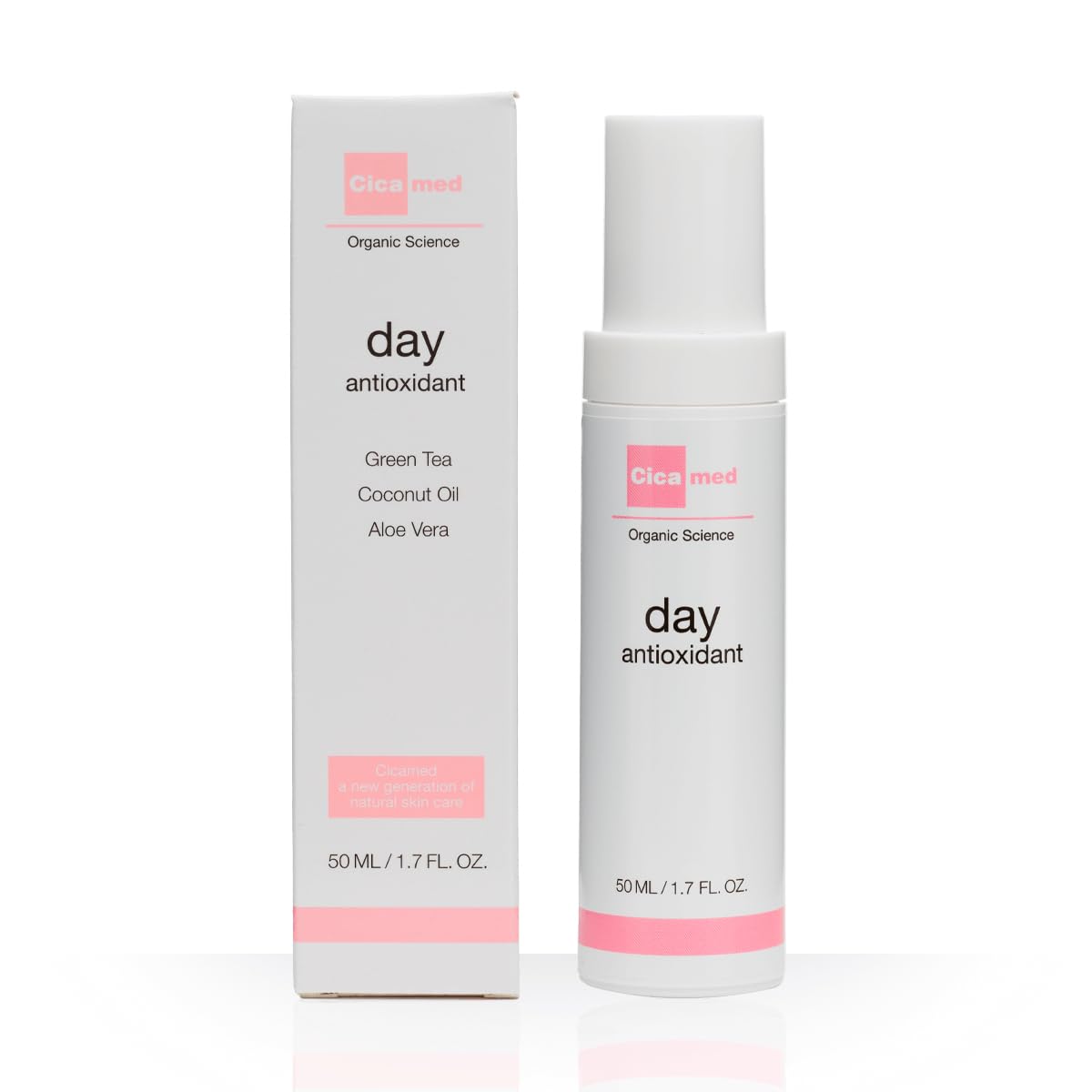 Cicamed Day Moisturizer, Anti-Aging Light Hydrating Cream, Organic Science