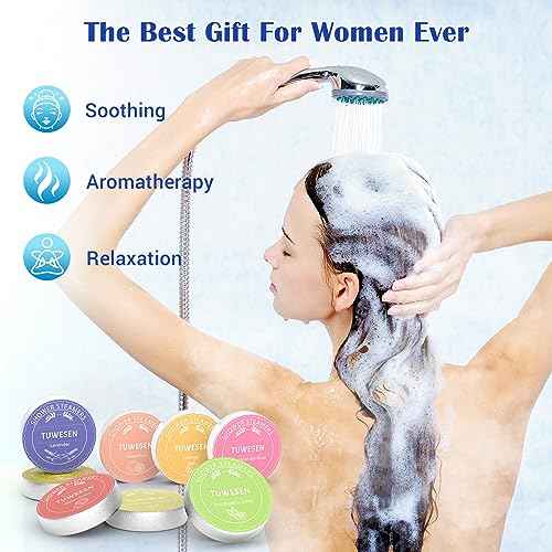 Shower Steamers Aromatherapy - Gifts for Women,Variety Pack of 16 Shower Bombs with Essential Oils - Relaxation and Self Care Gifts for mom.Enjoy Aromatherapy SPA at Home!