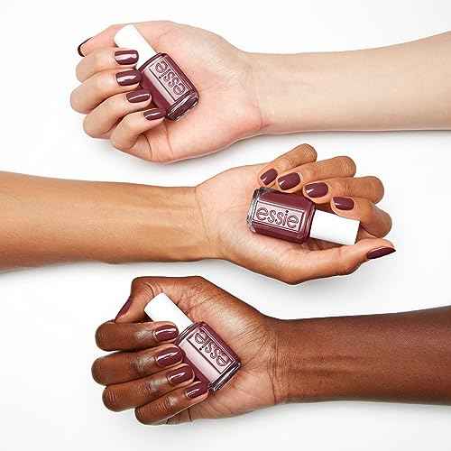 essie Salon-Quality Nail Polish, Vegan, Dusty Rose, Angora Cardi, 0.46 fl oz