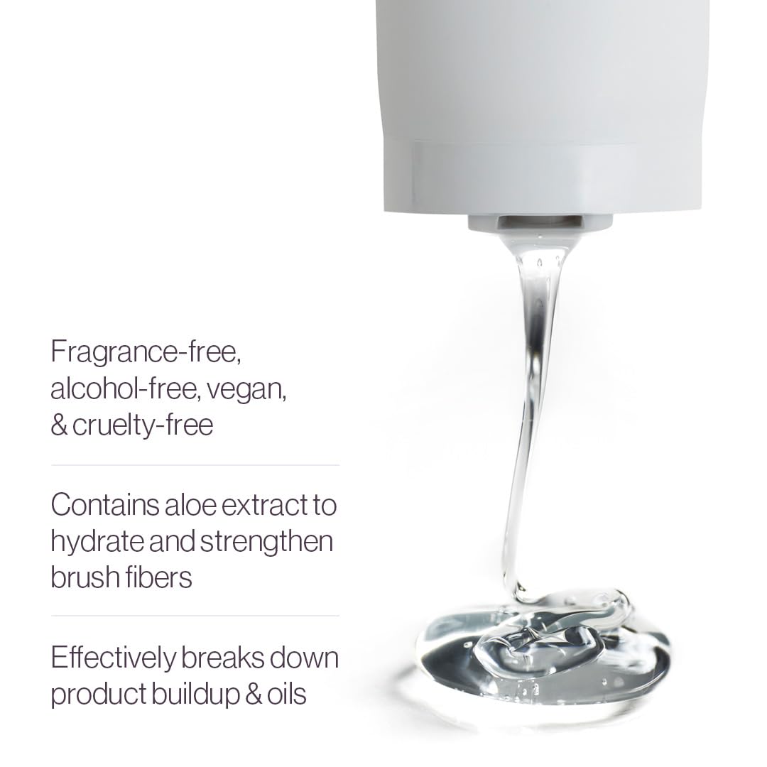 ANISA BEAUTY The Wash 2.0 – Gentle Foam Brush Cleanser for Deep Cleaning and Conditioning of Makeup Brushes – Removes Dirt, Oils, and Makeup Residue