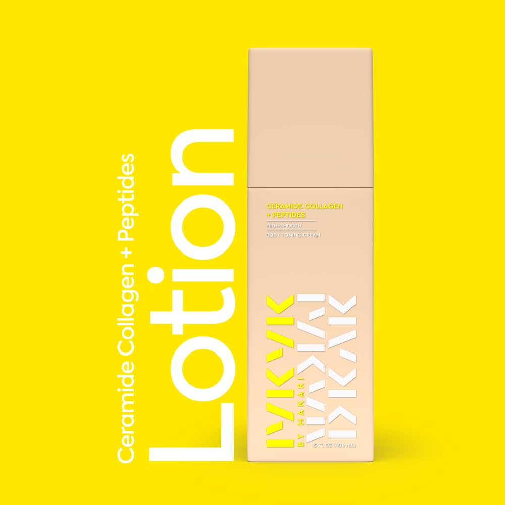 IYKYK by Makari Ceramide Collagen + Peptides Body Toning Cream | Smoothing & Firming Body Lotion for Women | Supports Radiance & Supple-Looking Skin | Vegan | Fragrance-Free | Paraben & Sulfate-Free