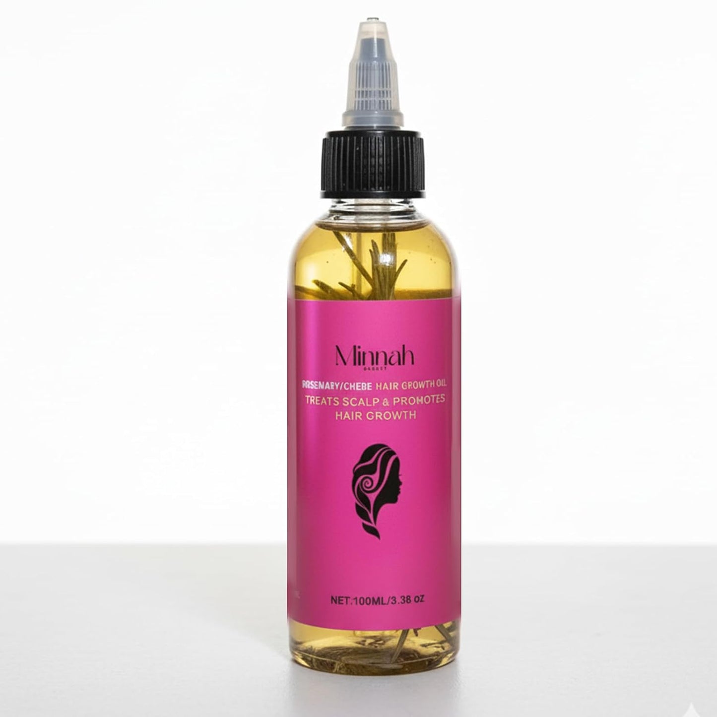 Minnah Batana Oil for Hair Growth - 4-in-1 Nourishing Formula with Rosemary & Pumpkin Seed | 1 oz