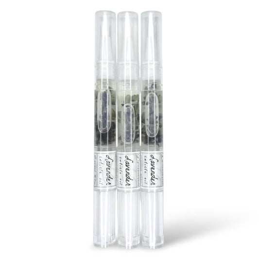 Greenmade goods Lavender Cuticle Oil Trio- CLEAN BEAUTY AWARD WINNER- Professional Manicure and Pedicure Set- Nourishes, Strengthens, Protects (Pack of 3)