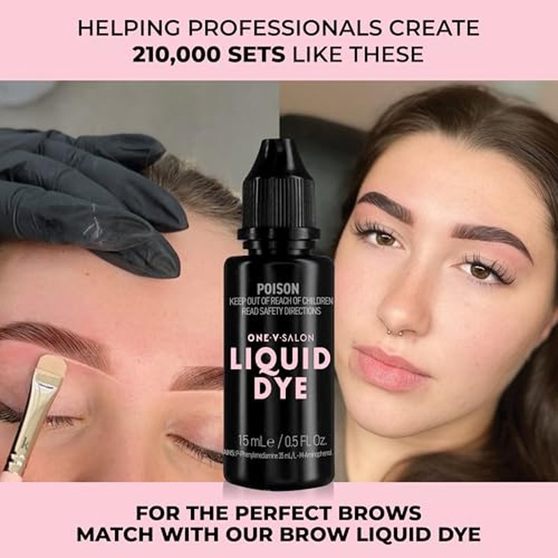 One V Salon Essential Brow lamination professional kit - Instant Lift for Brows ? Vegan, Long-Lasting ? complete kit with sachets, tools(Multicolor-2)