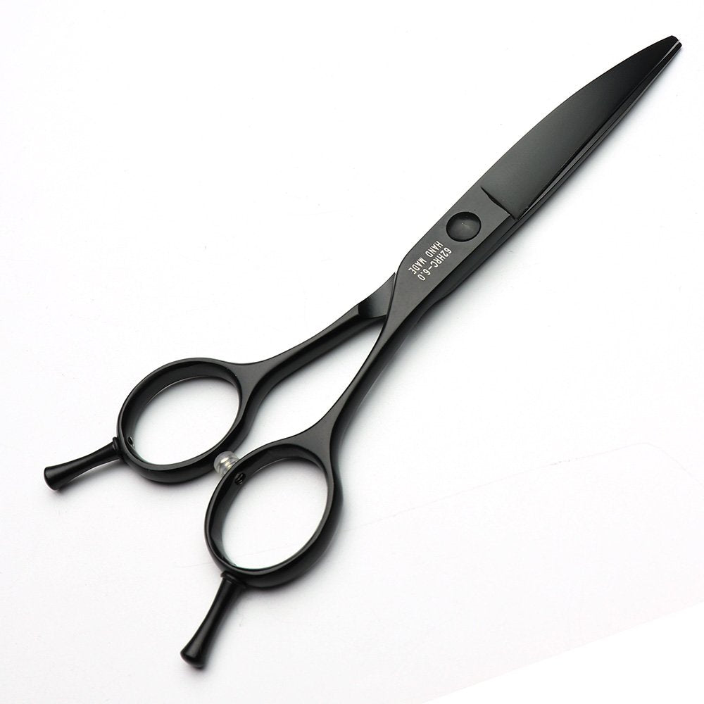 6Inch Hairdresser Scissors Hairstyle Studio Salon Scissors High-End Hairdresser Hair Styling Scissors Made Curved Design