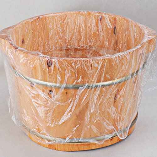 100 Pcs Disposable Foot Tub Liner Portable Bath Basin Bags,Plastic Foot Bath Basin Pedicure Liners,Thin Large Sanitary and Odorless Plastic Liners bags for Foot Soak Bath Pedicure Spa Hotel Home Use