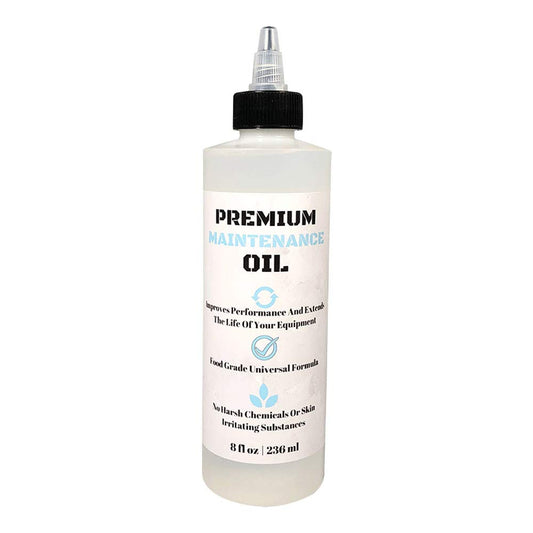 Premium Lubricating White Oil for Electric Shavers & Hair Clippers - Anti-Rust Protection, 8oz