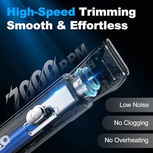 Body Hair Trimmer for Men: Manscape Electric Razor, Versatile Hair Trimmer for Groin, Beard, Nose/Ear Hair, Waterproof & USB-C Rechargeable,Travel Lock,Christmas Gifts for Men