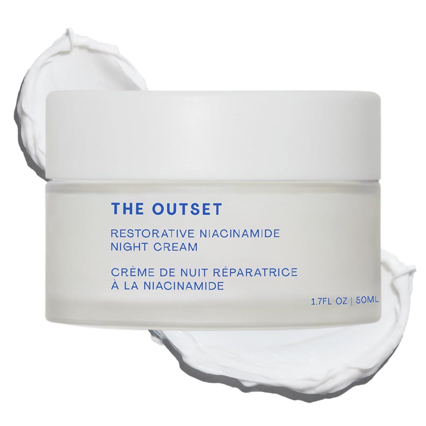 The Outset Niacinamide & Bakuchiol Night Cream, Hydrating Fragrance-Free Moisturizer for All Skin Types & Sensitive Skin - 1.7 fl oz