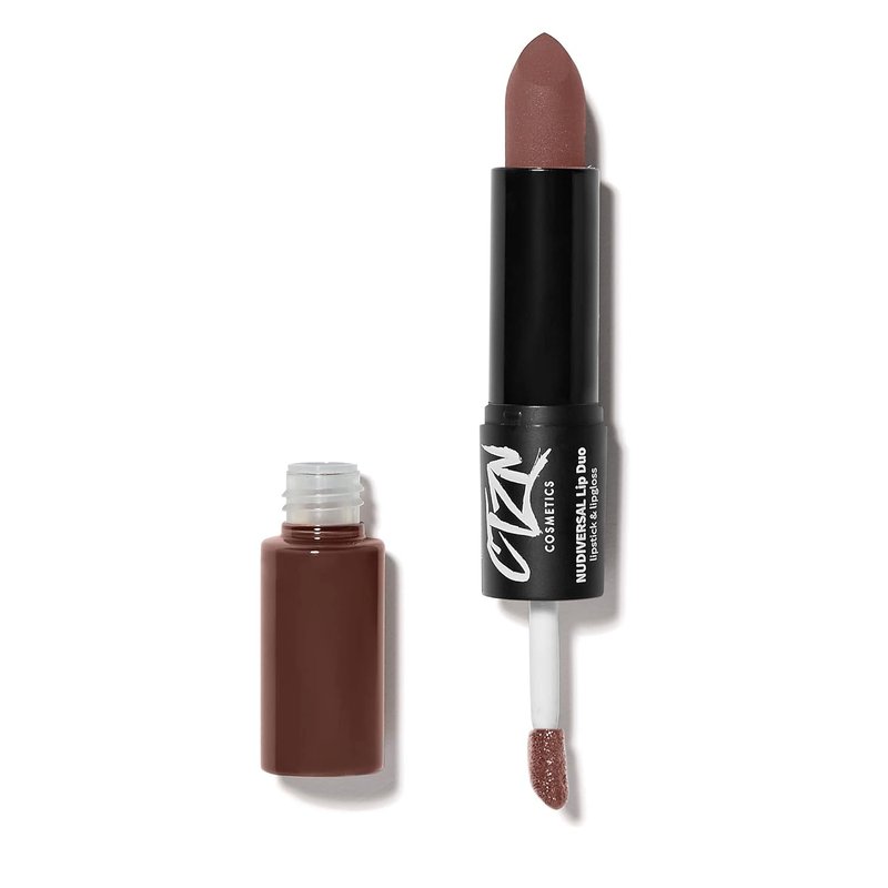 CTZN Cosmetics - Nudiversal Lip Duo | Vegan Lipstick & Gloss Set in Shade 23: Sarajevo - Inclusive Beauty