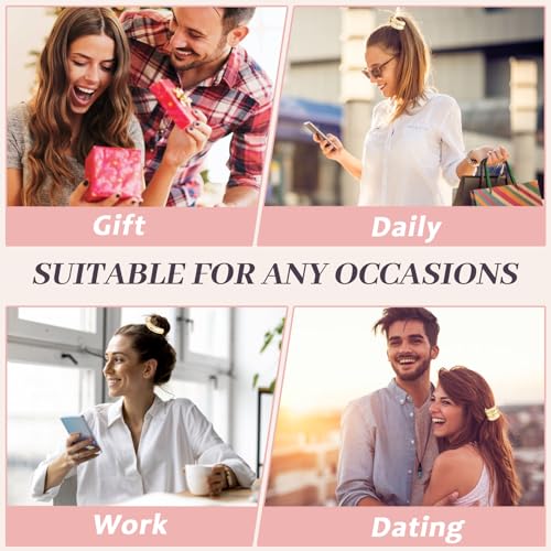 3PCS Metal Hair Tie For Women,Gold Cuffs,Metal Geometric Gold Hair Ties, Hair Accessories Stretchy and Non-Damage Ponytail Holders,Ponytail Cuff Hair Bands For Hair Styling (SET8)