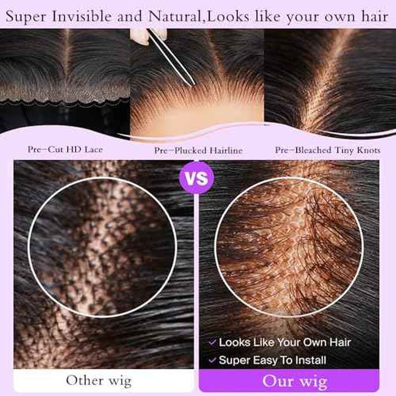 7x6 Burmese Curly Glueless Wigs Human Hair Pre Plucked Pre Cut 250% Density Drawstring Wig Human Hair 7x6 HD Lace Front Wigs Human Hair for Black Women Wear and Go Glueless Wig Natural Color 24inch