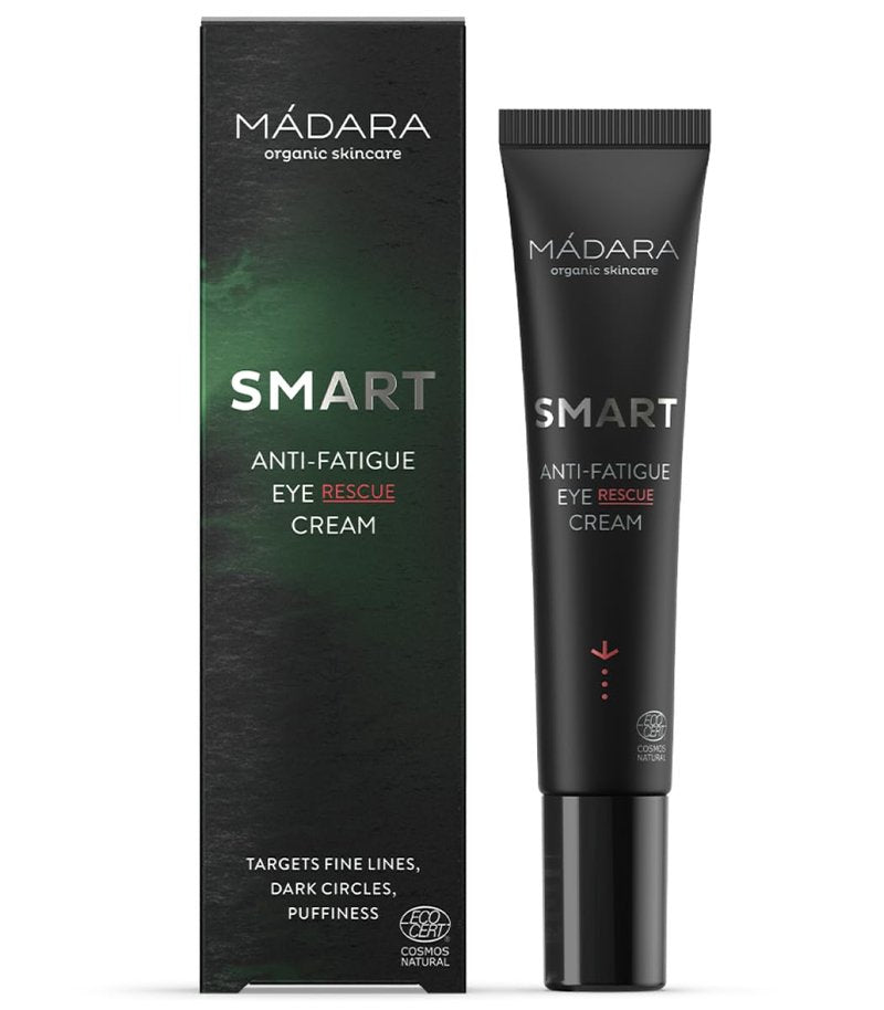 Madara Organic Skincare | Anti-Fatigue Eye Rescue Cream - 15 ml, Natural Antioxidants & Caffeine, Vegan Formula