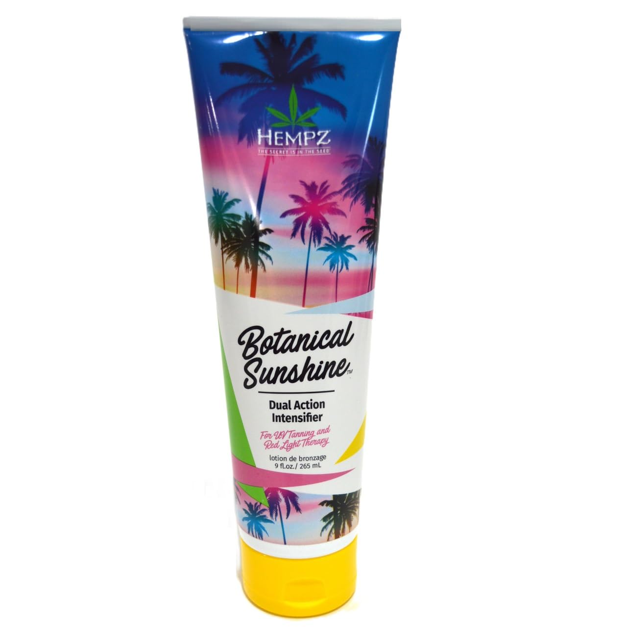 Hempz Botanical Sunshine Dual Action Tanning Intensifier - UV & Red Light Therapy, 9oz