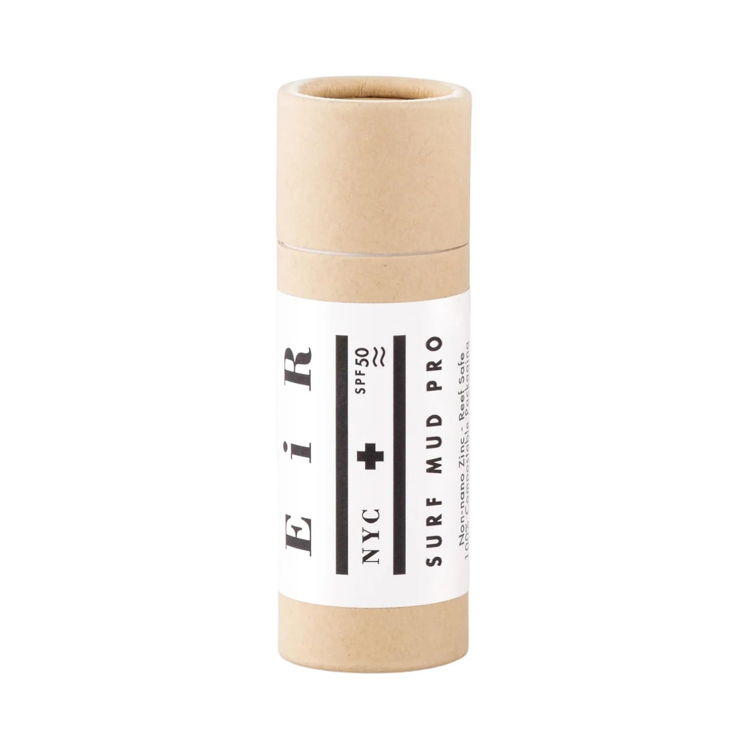 EiR NYC Organic Surf Mud Pro Sunscreen Stick - Non-Nano Zinc Oxide - Cruelty Free - Coconut, 1.5 Oz