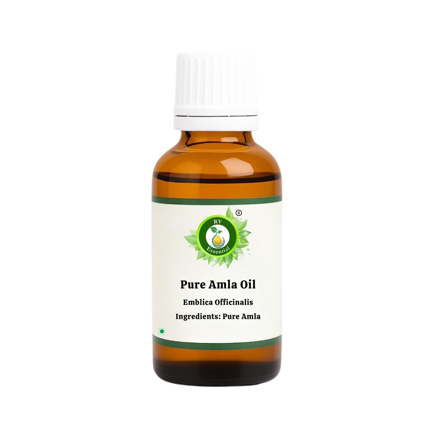 R V Essential Amla Oil | Emblica Officinalis | 100% Pure Natural | Cold Pressed | Amla Hair Oil | for Hair, Scalp, Strengthens Repairs Damaged Hair, Skin Care | Rare Herb Series | 100ml | 3.38oz