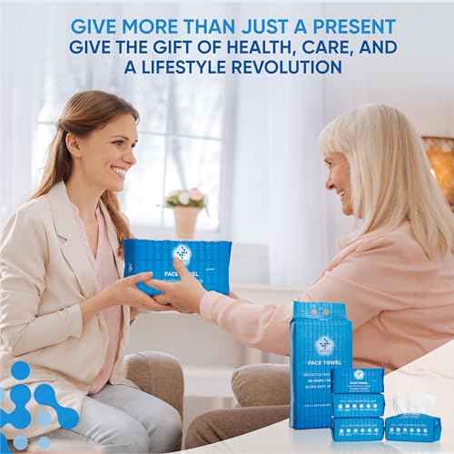 WITHU Disposable Face Towels, Ultra Soft, Biodegradable Makeup Remover Wipes, Hypoallergenic & Lint-Free Towelettes for Facial Cleansing, Multi-Use Dry Washcloths for All Skin Types/Family 240 Ct
