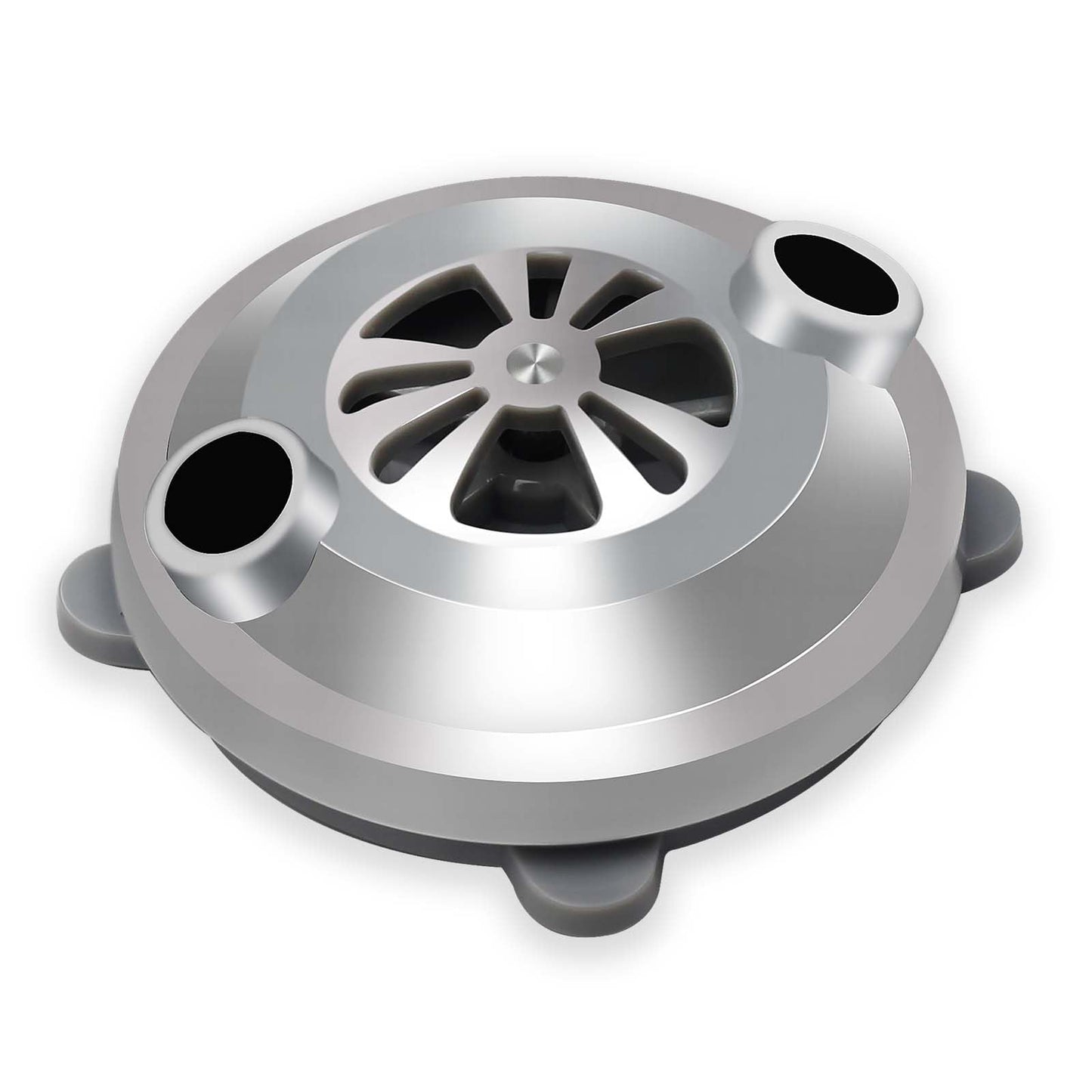 MIYOLO BF-004 Pipeless Magnetic Jet Head for LURACO Jet Motor Pedicure Chair Bathtub Tubs Spa Chairs Accessories Silver