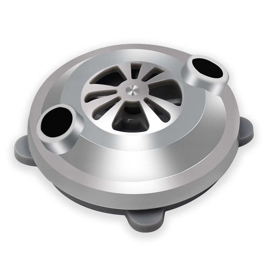 MIYOLO BF-004 Pipeless Magnetic Jet Head for LURACO Jet Motor Pedicure Chair Bathtub Tubs Spa Chairs Accessories Silver