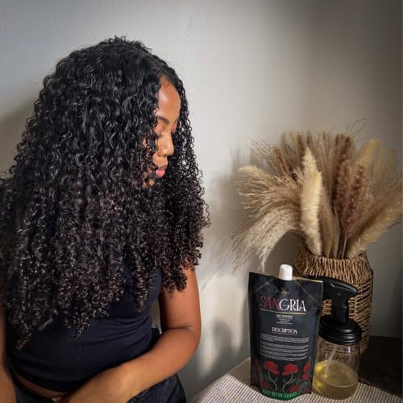 Ecoslay Sangria Curl Refresher - Defines, Adds Shine & Hold | 16oz