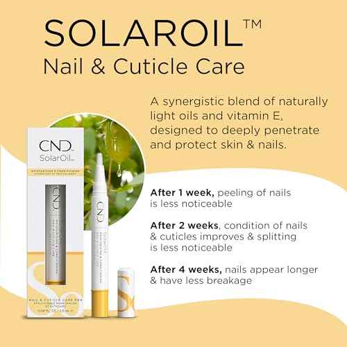 CND SolarOil & RescueRXx, Cuticle Oil Pen, Keratin Nail Treatment Pen, On-the-Go, Travel-Sized