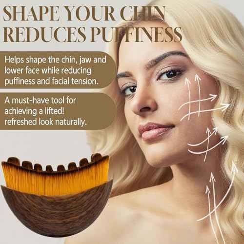 New Lymphatic Contour Face Brush,Lymphatic face Brush,Lymphatic Brush,Lymphatic Brush for face,Lymphatic Drainage Massager for Chin & Neck,Designed to Fit The Skin Precisely and Relieve Fatigue(1PCS)