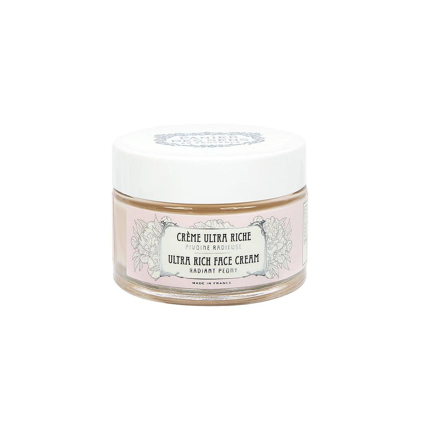 Panier des Sens – Radiant Peony Ultra Rich Face Cream – Hydrates & Regenerates in 48 H – 99% Natural Ingredients – Made in France, Vegan Friendly – 1.7 fl oz
