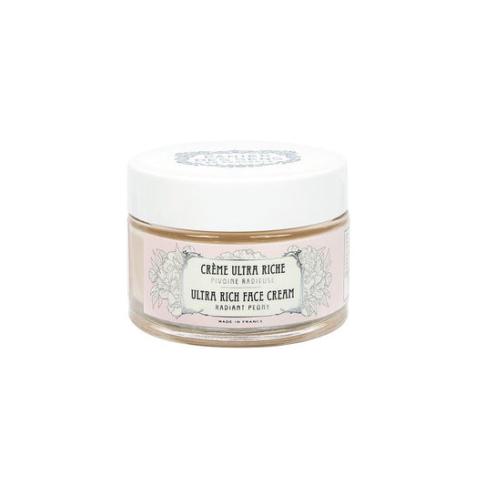 Panier des Sens – Radiant Peony Ultra Rich Face Cream – Hydrates & Regenerates in 48 H – 99% Natural Ingredients – Made in France, Vegan Friendly – 1.7 fl oz