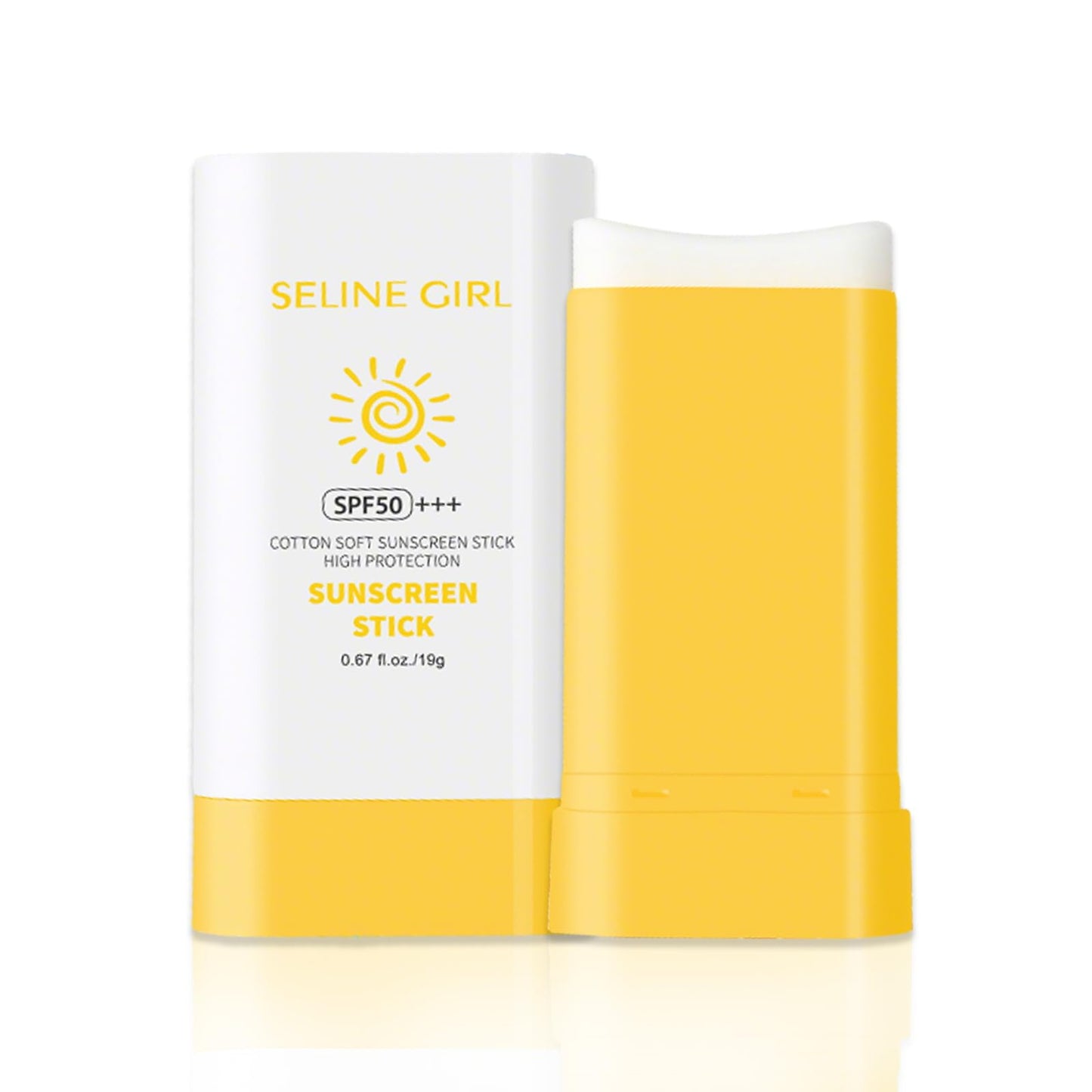 Eshioh Sunscreen SPF50+ PA+++, Sweat-Resistant, Fragrance-Free, No Whitening, Matte Finish, Portable, 19g #01
