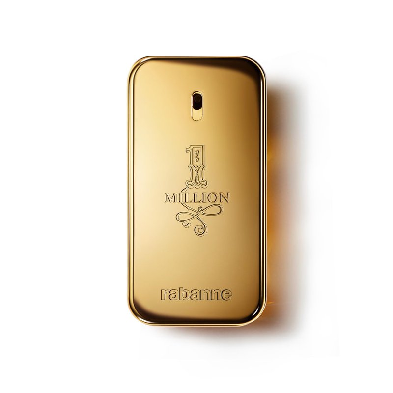 Rabanne 1 Million Eau de Toilette - Long-Lasting Men's Fragrance with Mandarin, Cinnamon & Amber | Luxury Perfume Spray