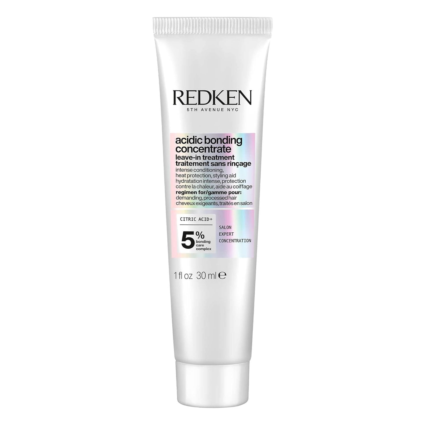 Redken Acidic Bonding Concentrate Leave In Conditioner - Hair Repair Treatment For Damaged Hair, Bond Building & Strengthening, Heat Protection
