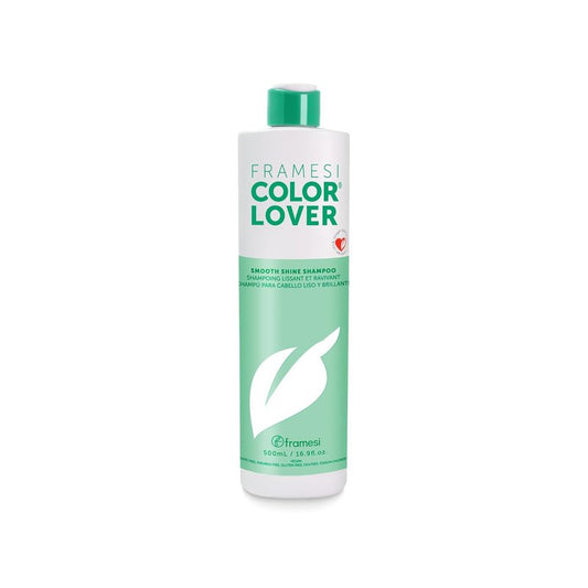 Framesi Color Lover Shampoo - Smoothing Sulfate-Free Shampoo for Color Treated Hair - 16.9 Fl Oz | Quinoa & Meadowfoam