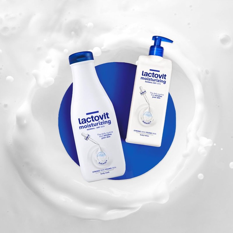 Lactovit | Moisturizing Body Wash | Hydrating Shower Gel | For all Skins | With ProLactiC10, Collagen & Elastin Booster | Smooth & Youthful Skin | Dermatologist Recommended | 6 x 600 ml