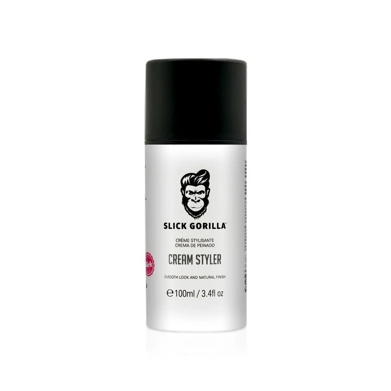 Slick Gorilla Hair Styling Cream - Lightweight Grooming Cream for Men | Flexible Hold & Frizz Control | 3.38 fl oz (100ml)