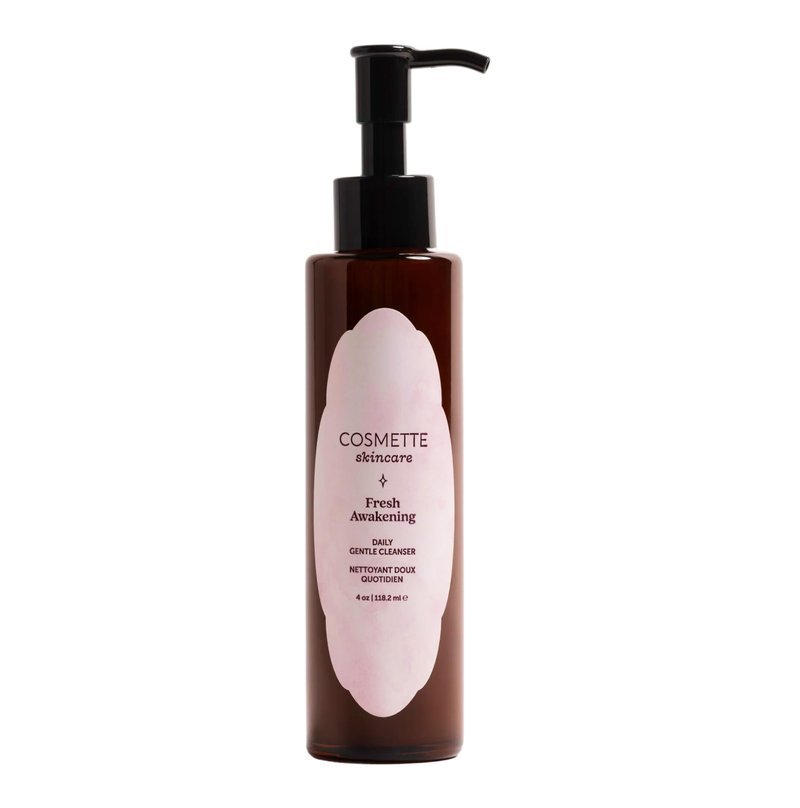 Cosmette Skincare Fresh Awakening Gentle Face Wash for Women - Foaming Oil to Foam Facial Cleanser & Makeup Remover - Natural, Hydrating, Rich in Squalane, Omegas, Vitamin A + Antioxidants