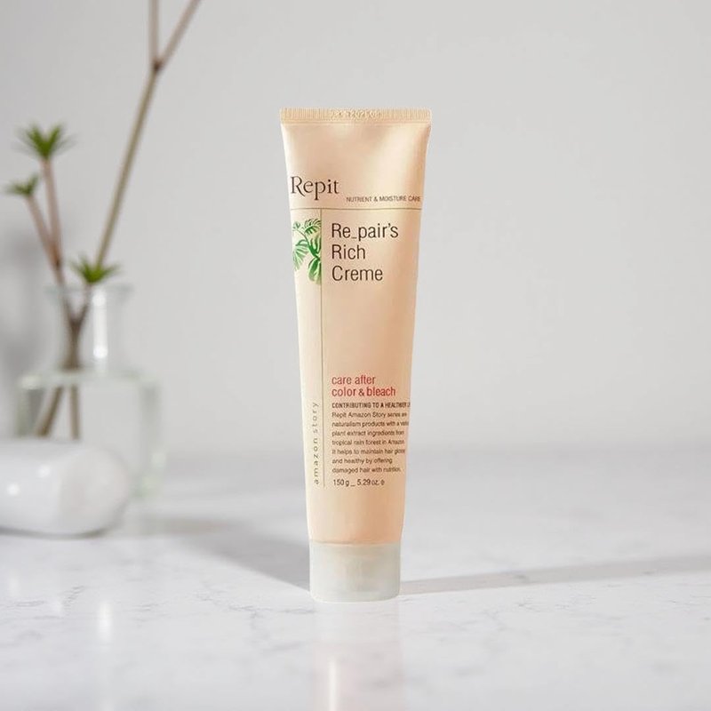 Rich Crème Hair Essence - Repair Damaged & Colored Hair | Daily Leave-In Treatment, 150g
