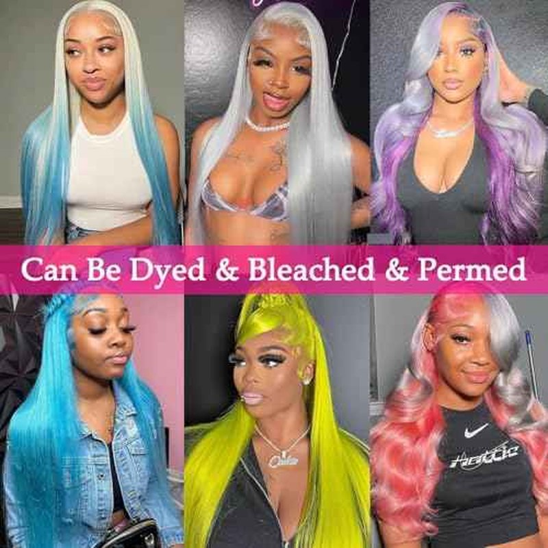 26 Inch 613 13x6 Lace Front Wig Human Hair 200 Density 613 Lace Front Wig Human Hair Straight Blonde Wig Human Hair 13x6 HD Lace Frontal Wigs Human Hair Pre Plucked With Baby Hair