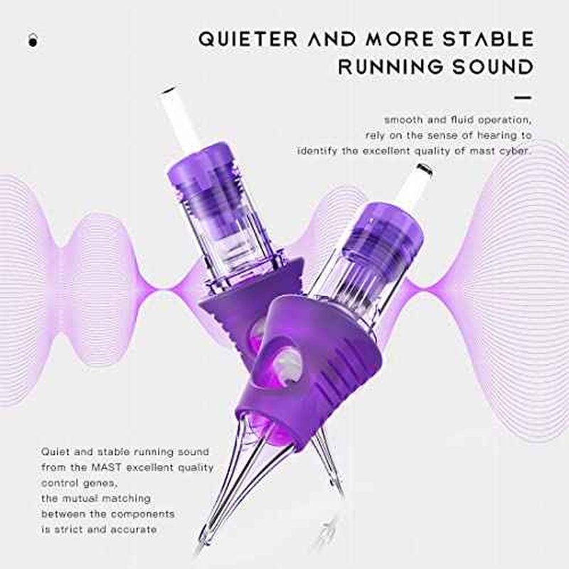 Mast Tattoo Cyber Tattoo Cartridges Needles Disposable 20 Tattoo Needles Round Liner Super Bugpin 1003RL