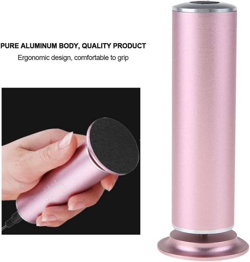 Electric Callus Remover - Adjustable Speed Foot File with 60 Replacement Sandpaper Discs for Smooth Feet | Powerful Pedicure Tool