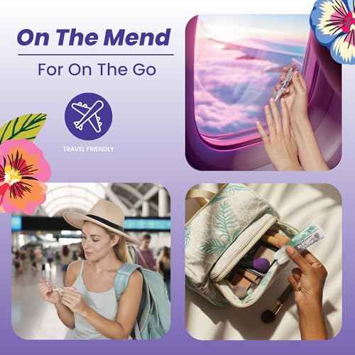 Blossom Cuticle Oil Pen for Nails, On the Mend Scented Travel Nail Oil for Growth and Strength, Infused with Real Flowers 0.34oz, Spring Bouquet