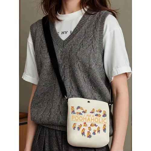 Bear Gift Cartoon Character Fans Gift Bear Accessories I Am A Poohaholic Travel Bag (Poohaholic CB)