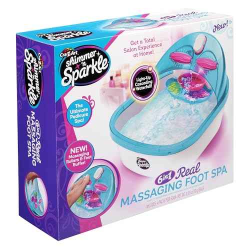 Shimmer ¡®n Sparkle 6-in-1 Real Massaging Foot Spa for Kids