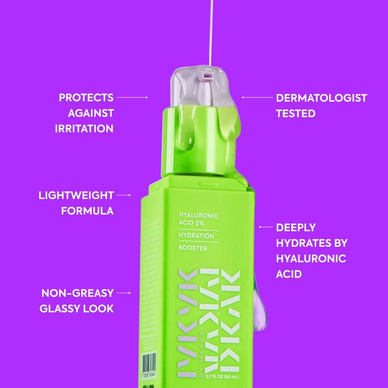 IYKYK by Makari Hyaluronic Acid 2% Hydrating Face Serum | Moisture Booster with Vitamin B5, Aloe & Kelp | Plumping, Hydrating Vegan Facial Serum | Fragrance-Free
