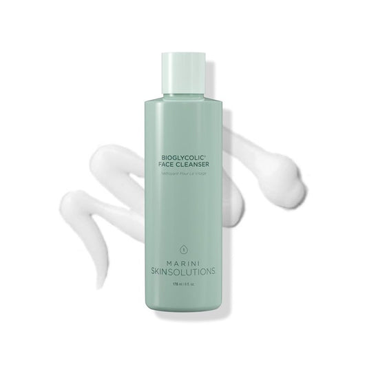 Bioglycolic Face Cleanser - Gentle Resurfacing Facial Wash with Glycolic Acid - Non Foaming, Cruelty Free | 6 Fl Oz