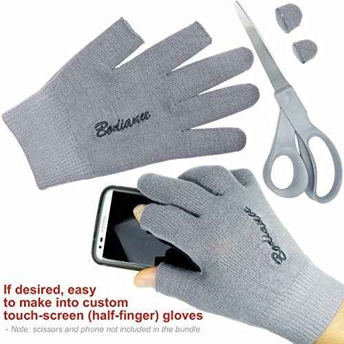 O'Keeffe's Working Hands Cream & Gloves Bundle: Unscented, Non-Greasy 3.2 oz. Cream, Gel Moisturizing Gloves (1 pair, Gray)