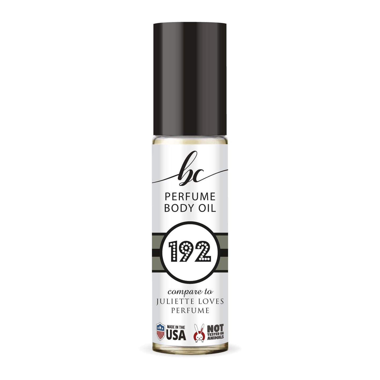 BIOCURA BC Perfume 192 Inspired by Juliette Loves Perfume For Women Fragrance Body Oil Roll-On 0.3 Fl Oz/10ml