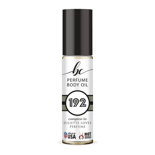 BIOCURA BC Perfume 192 Inspired by Juliette Loves Perfume For Women Fragrance Body Oil Roll-On 0.3 Fl Oz/10ml