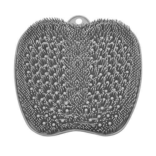 BESKAR XL Large Foot Scrubber Mat for Use in Shower - Shower Foot Cleaner to Eliminate Calluses Dead Skin, Foot Massager Mat for Men & Women to Soothe Achy Feet, Non Slip Suction Cups