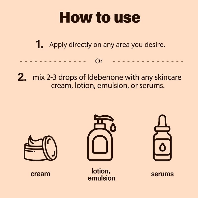 Idebenone Serum 1 fl. oz / 30 ml/Synthetic Coenzyme Q10