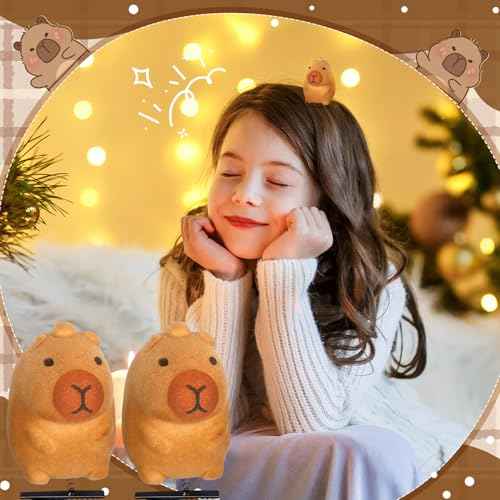 30 Pcs Capybara Hair Clips Kawaii Cartoon Capybara Sunglass Clips Funny Decorative Hair Accessories for Women Men Summer Holiday Party Decor